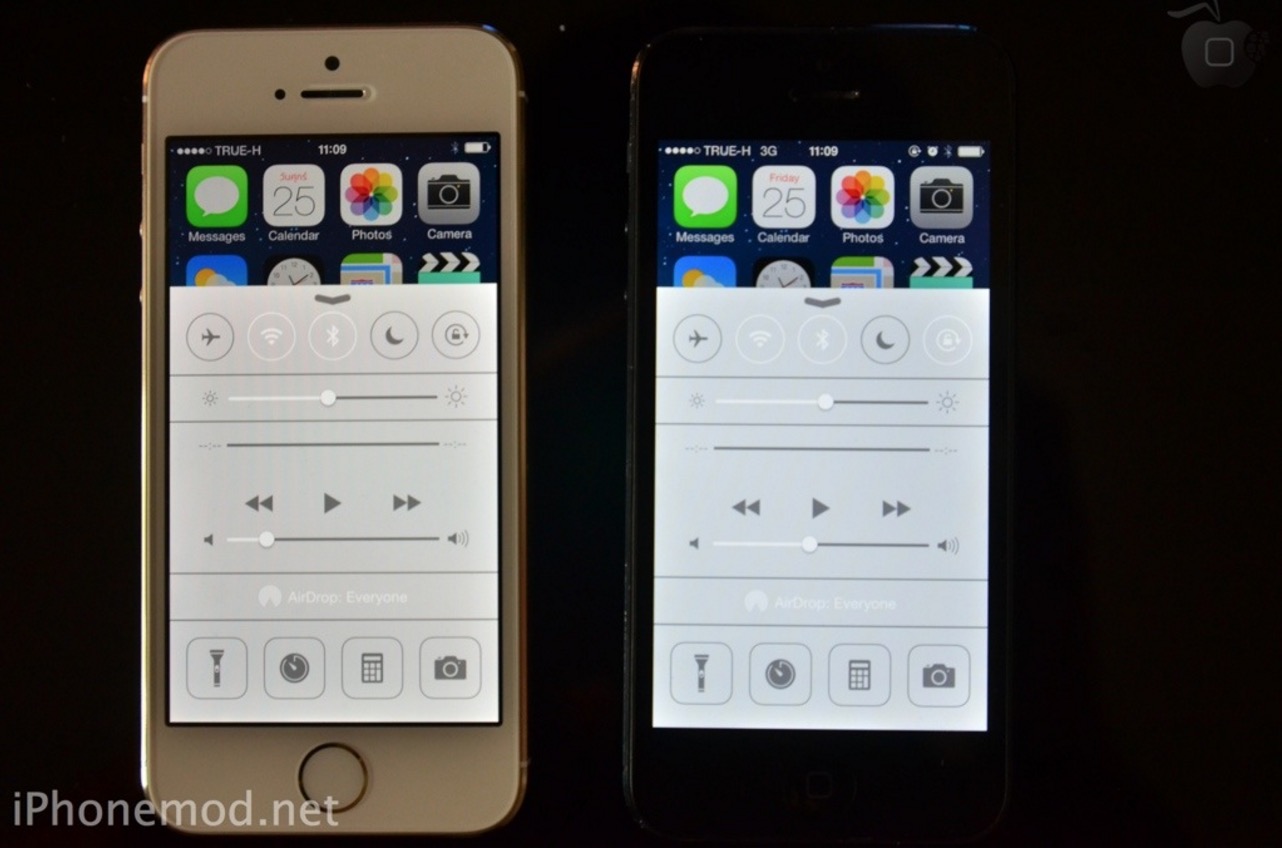 iphone 5s lcd yellow