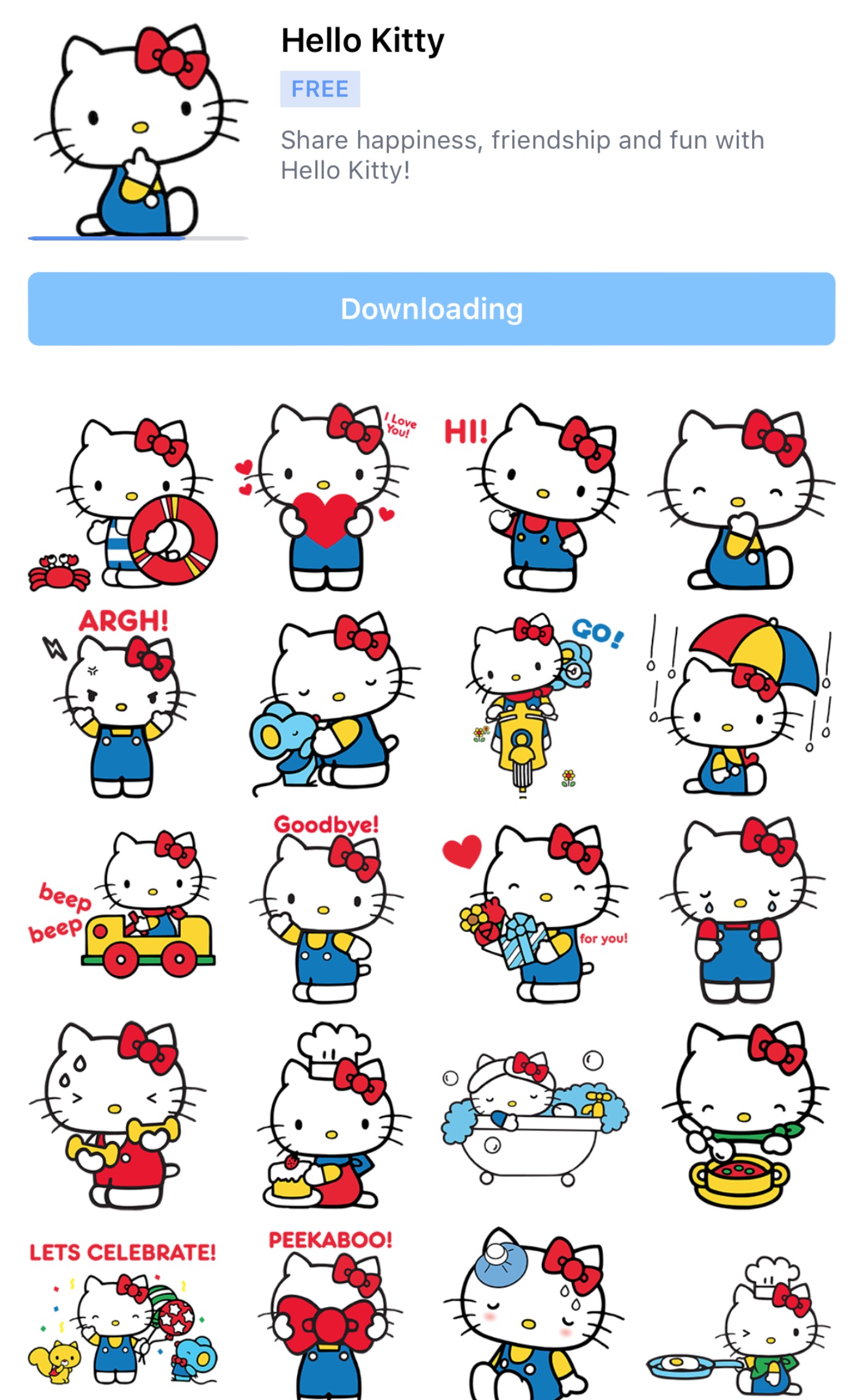 hello kitty facebook