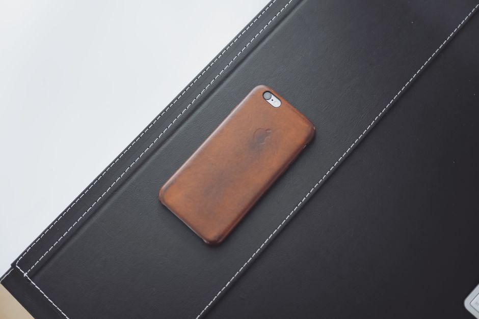Saddle Brown Leather Case for iPhone - 8 Months Used (3)