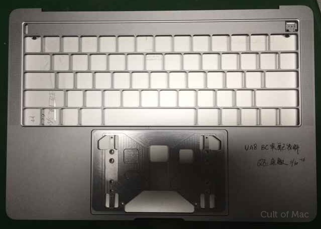 ภาพหลุดส่วนประกอบ MacBook Pro 2016 มีการเว้นช่อง Touch Bar ในแถบ Function Key
