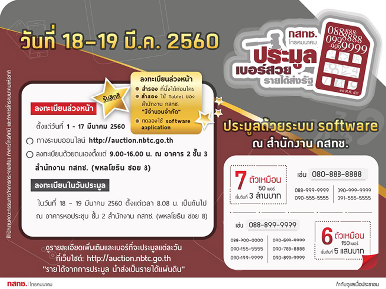 ประมูลเบอร์สวย