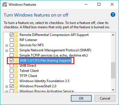 smbv1 disable
