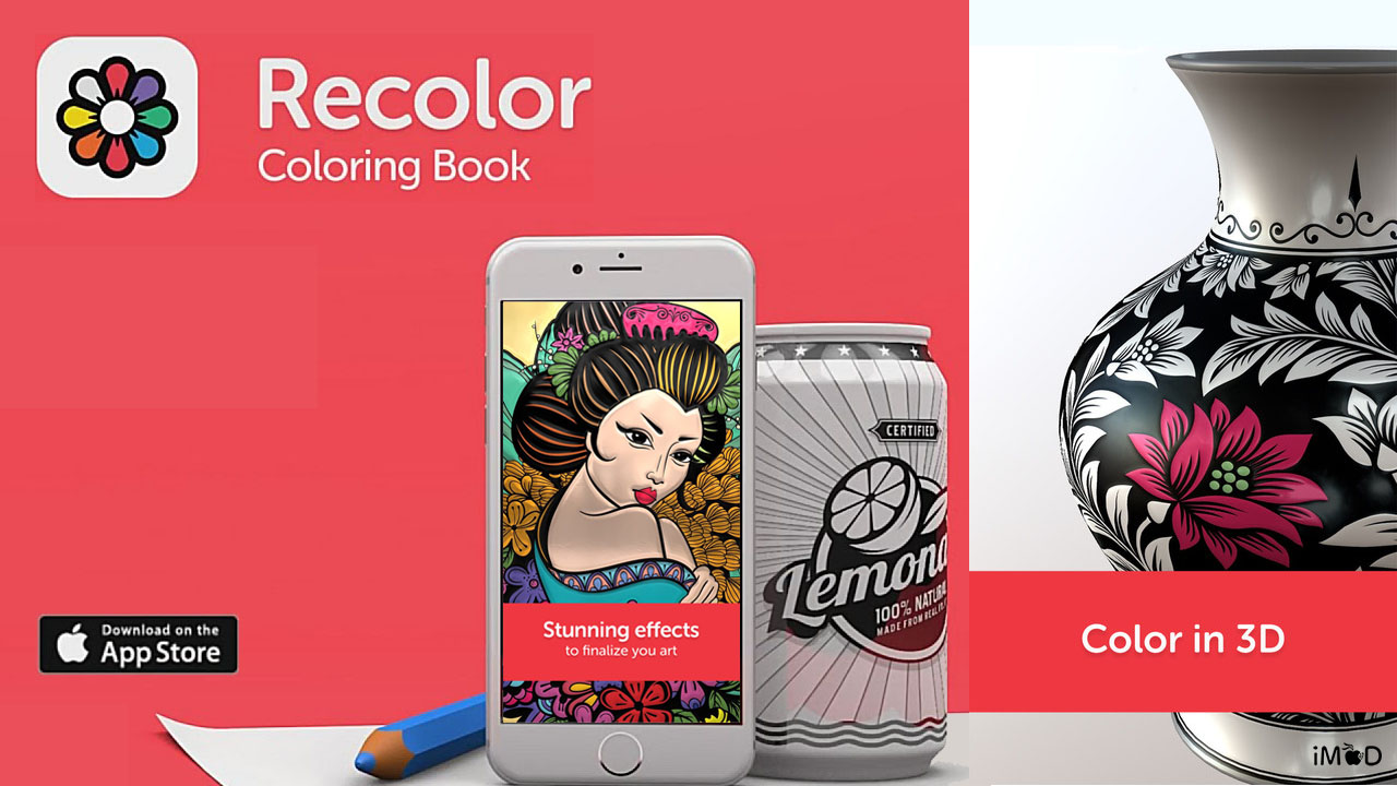 Download โหลดฟรี Recolor - Coloring Book แอปสมุดระบายสีช่วยผ่อนคลาย