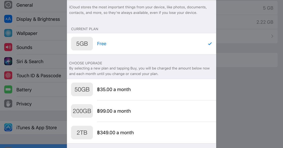 Apple ลดราคา iCloud ความจุ 2TB เหลือเพียง 349 บาท/เดือน
