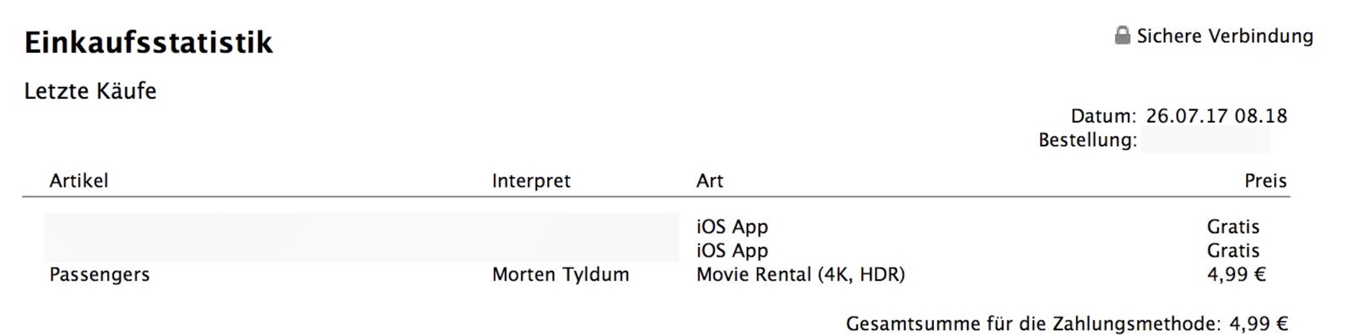4k Movie Itunes Store