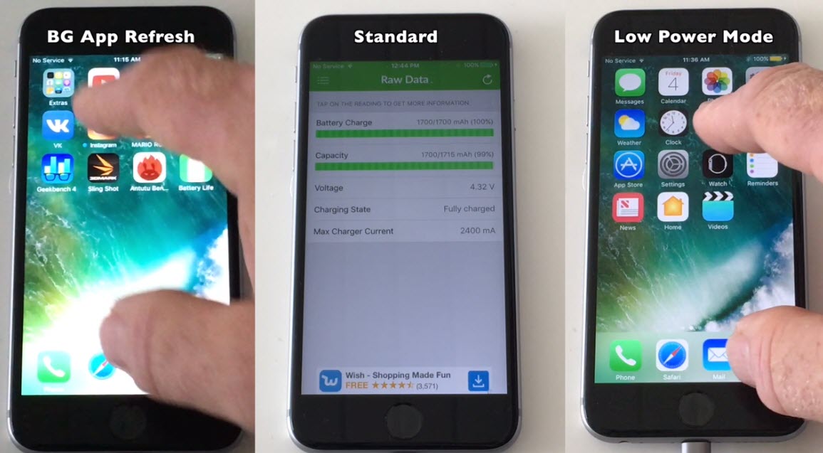 Ios10 3 3 Battery Performance Comparison 1 0