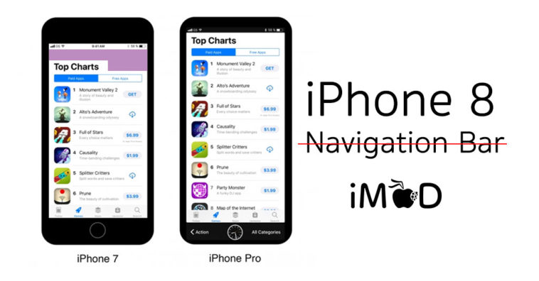 Iphone 8 Kill Navigation Bar