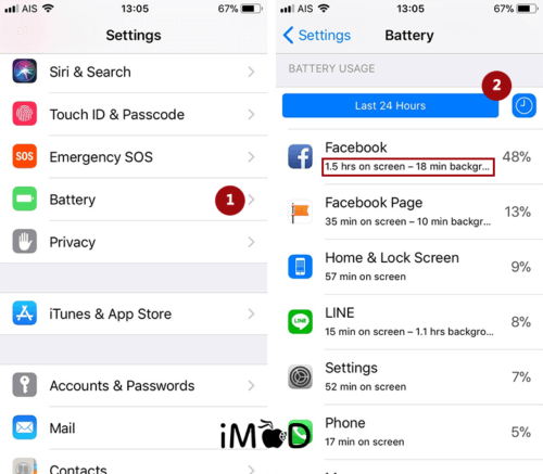 1.check Battery Save Battery Ios 11