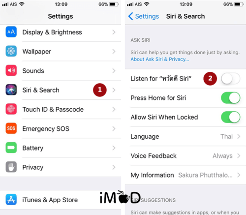 10.close Hey Siri Save Battery Ios 11