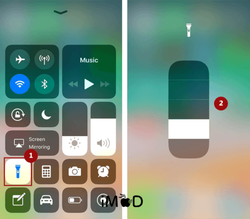 6.reduce Flash Light Save Battery Ios 11