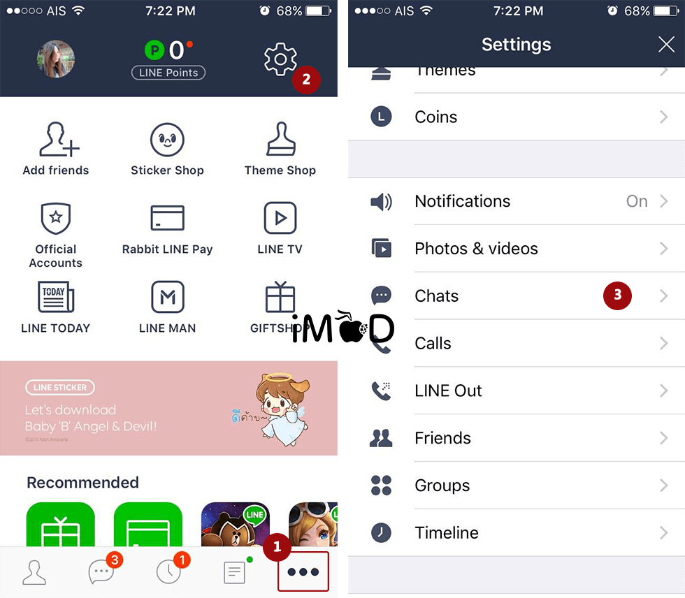 Backup Line Chat History By Icloud 1