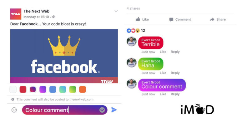 Facebook Comment Bg Color Test Feature