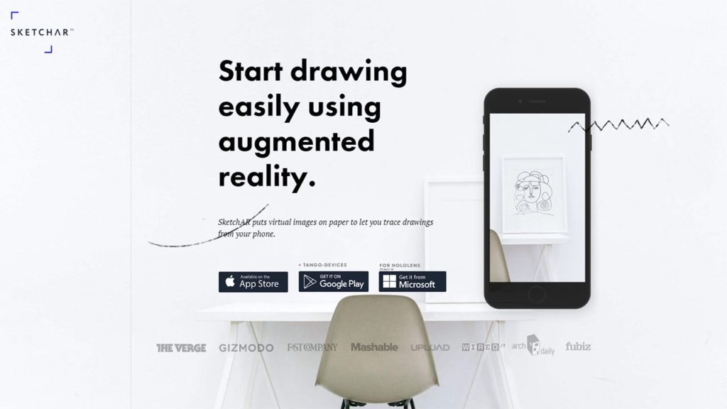 SketchAR เครื่องมือช่วยร่างแบบด้วย AR สำหรับมือใหม่หัดวาดรูปบนกระดาษและ