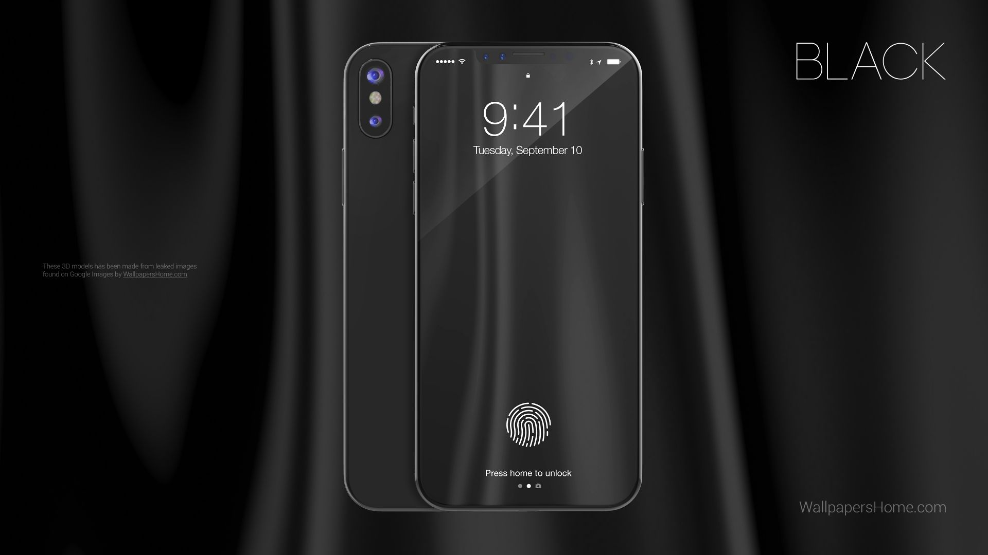 Iphone X Renders Black