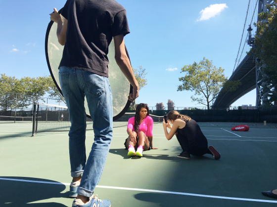 Luisa Dorr Serena Williams Behind Scenes Time1
