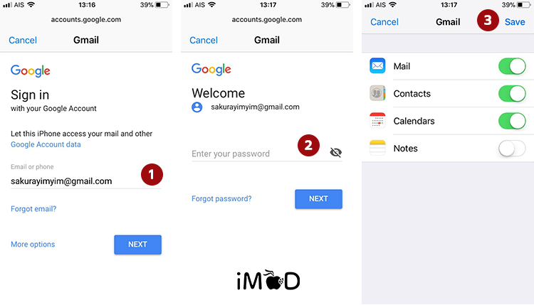 How To Setting Add And Remove Mail In Ios 11 2