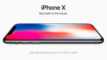 Apple Website Promote Iphone X Pre Order
