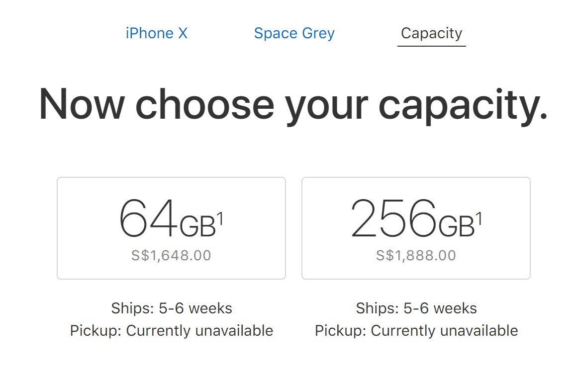 Iphone X Ship 5 To 6 Week 28 Oct 2017 1