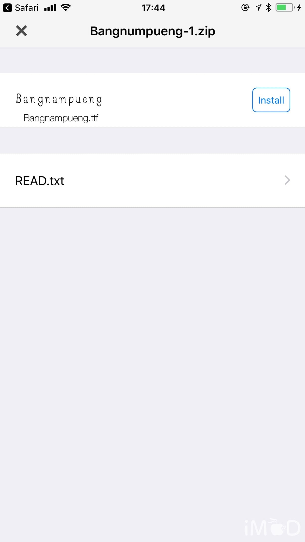 Phonto Install Font 3