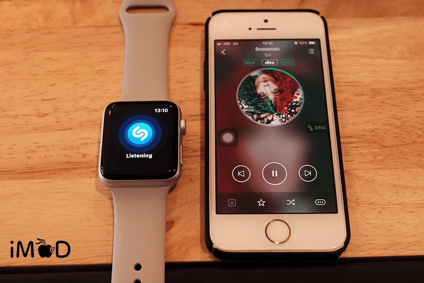 Shazam на apple watch как настроить