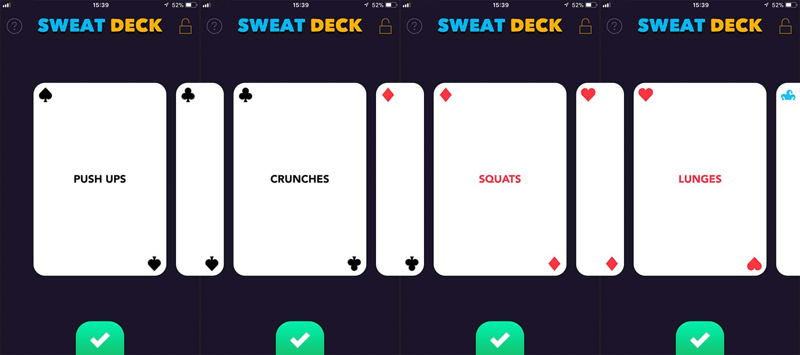 App Sweatdeck Setting1