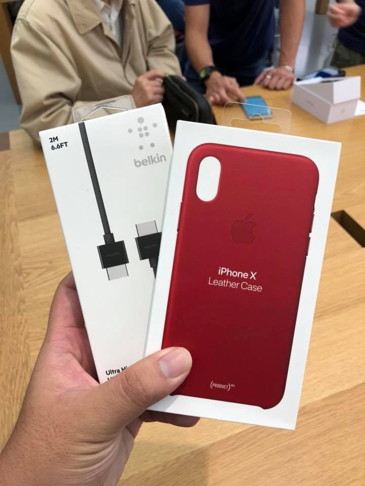 Iphone X Leather Case Red Product