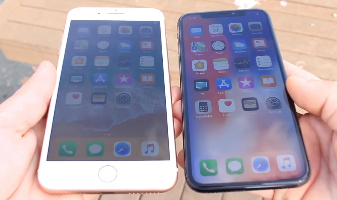 Iphone X Oled Iphone 8 Plus Lcd Screen Comparison 8