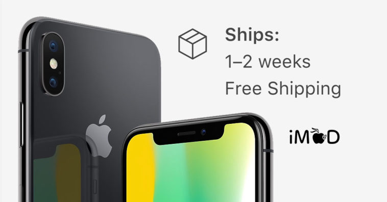 Iphone X Ship 1 2 Week 23 Nov 2017