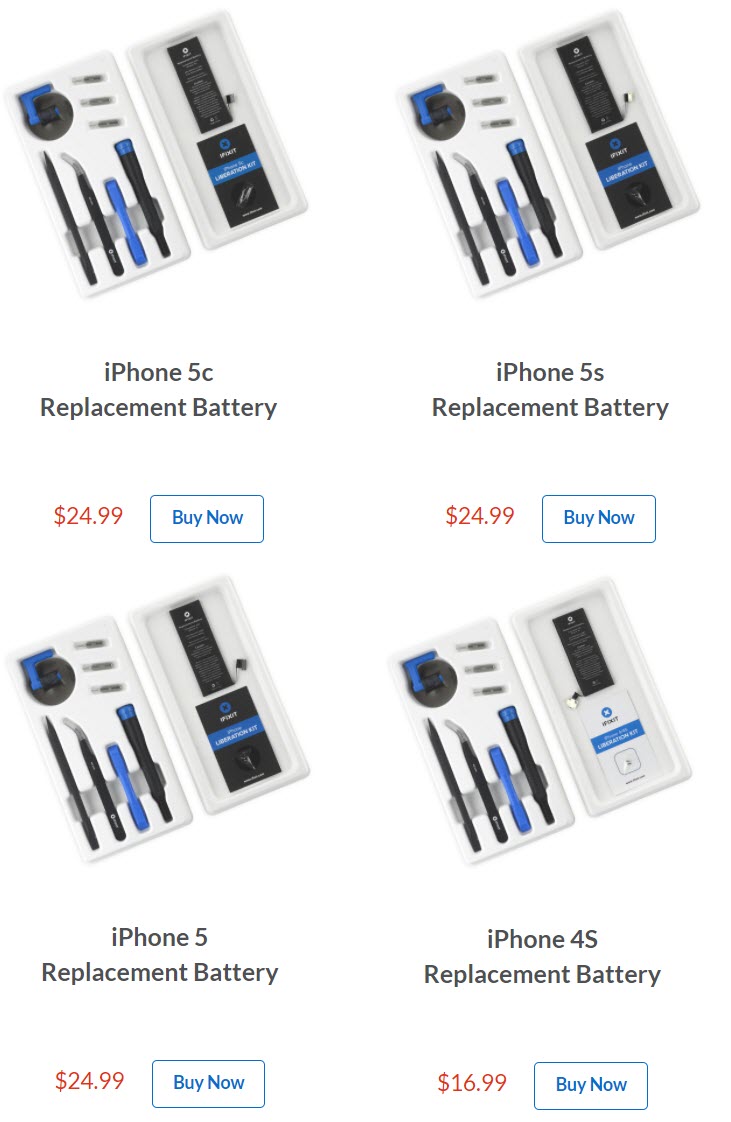 Ifixit Iphone Battery Kits 29 Dollar 2