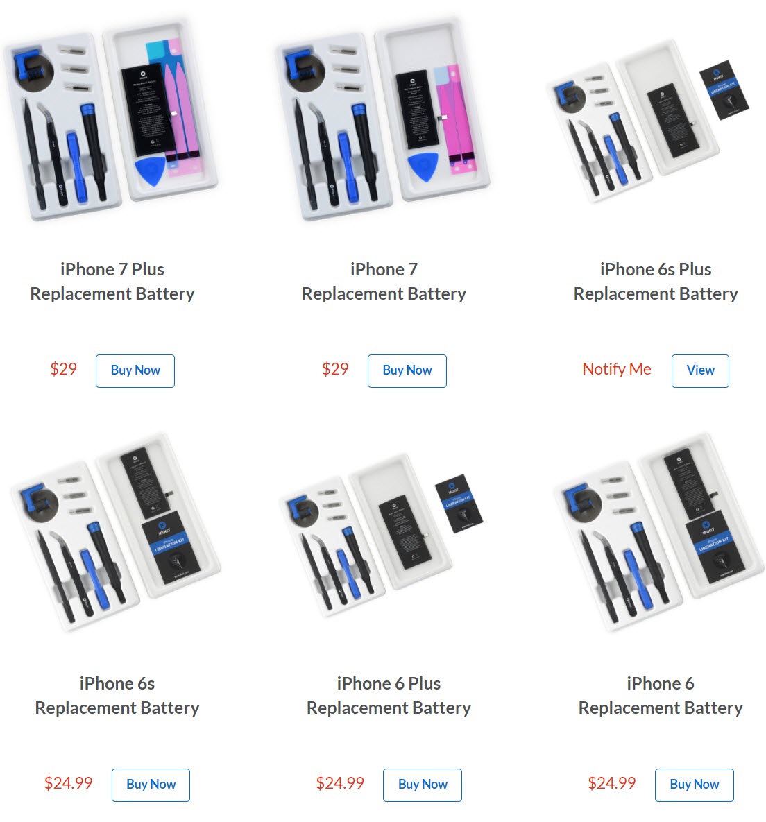 Ifixit Iphone Battery Kits 29 Dollar 3