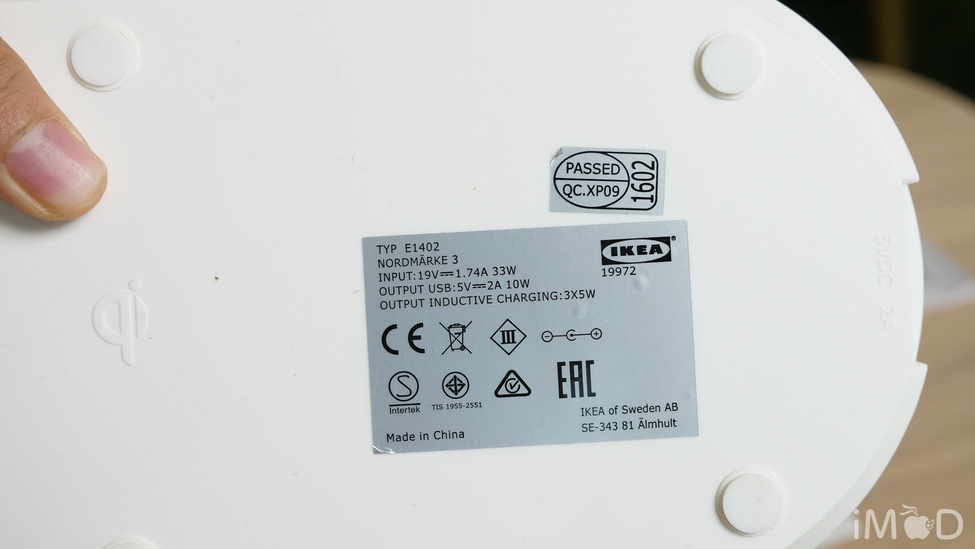 Ikea Wireless Charge Test 7486