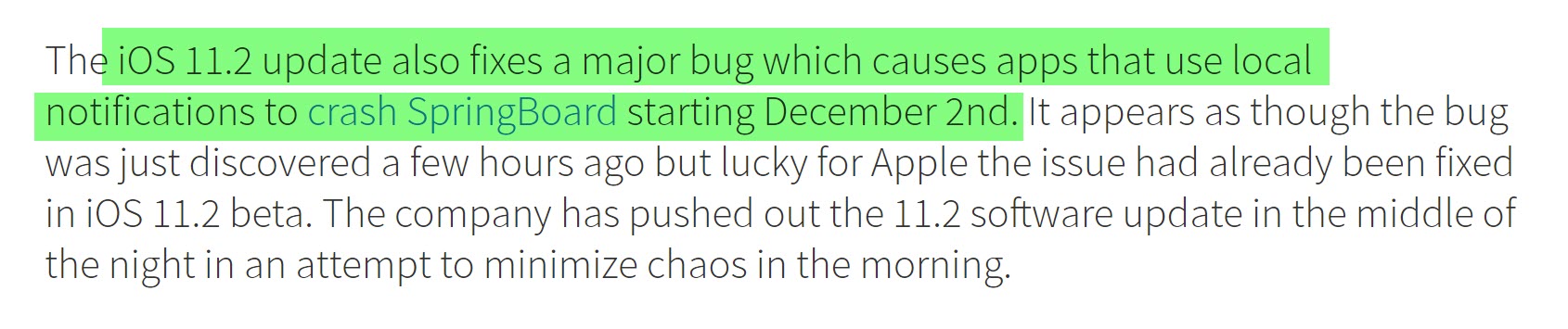 Ios 11 2 Fixed Springboard 2 Dec Issue 3