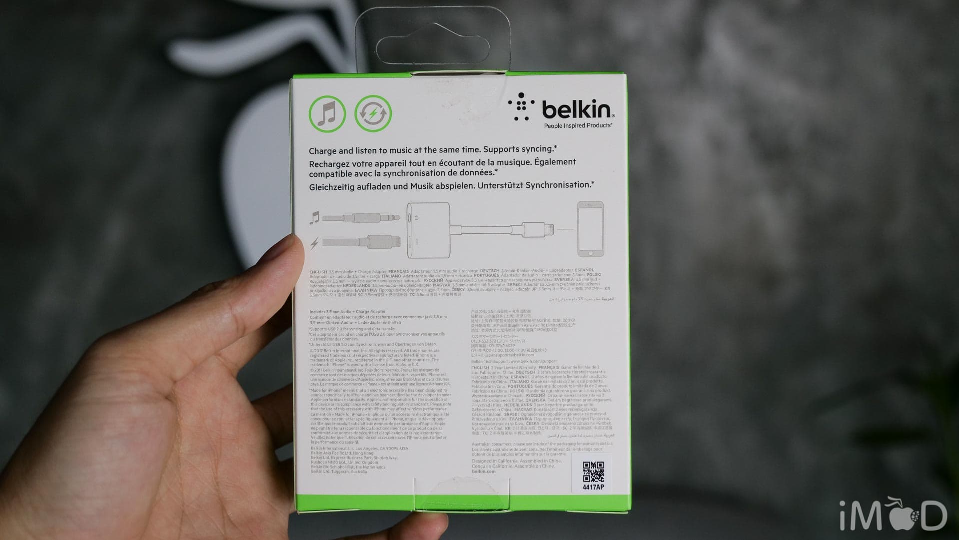3.5 Mm Audio Charge Rockstar Belkin 8413