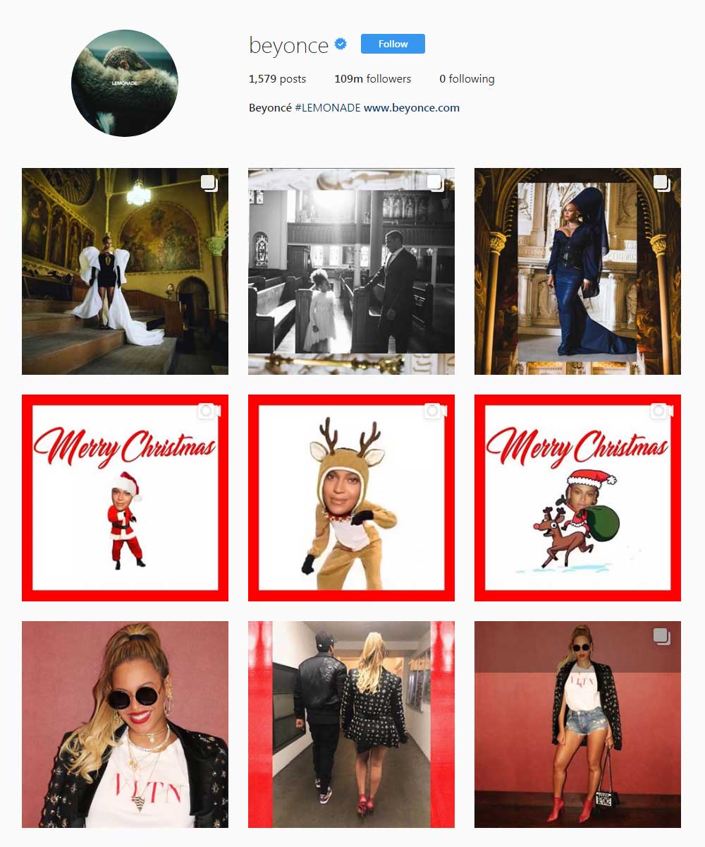 #4instagram Followers Beyonce