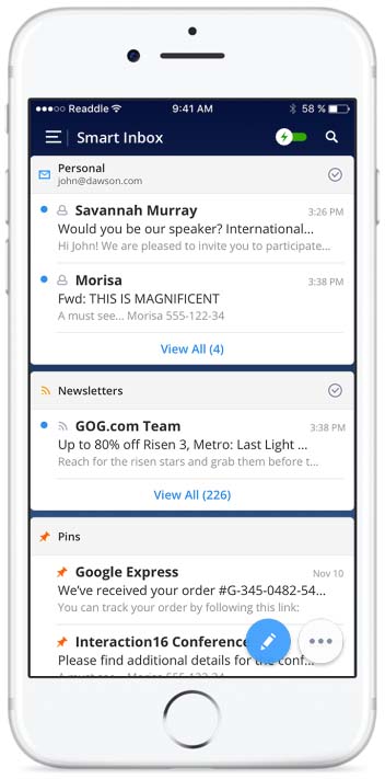 App Spark Content Farewelltobusyinbox
