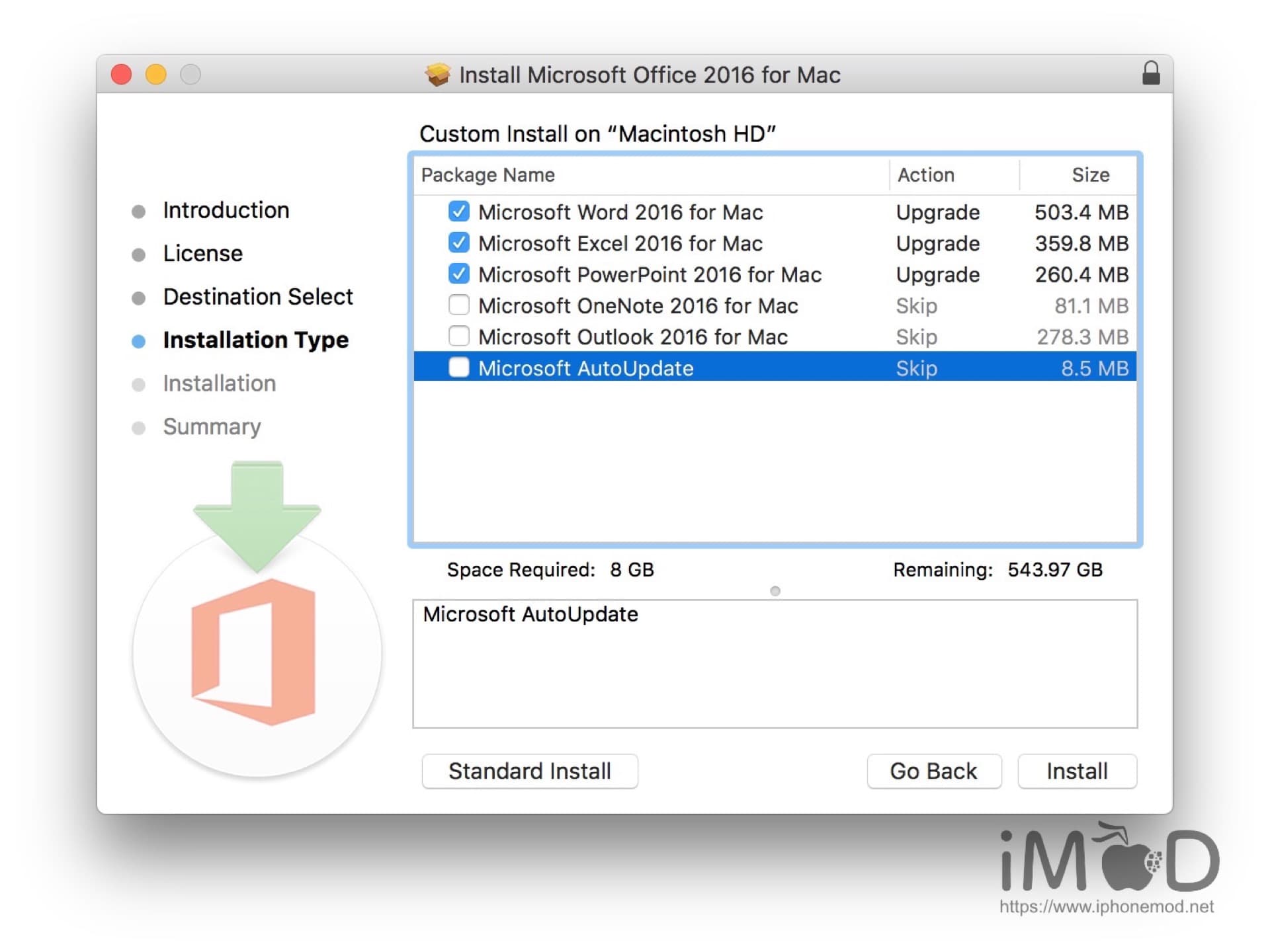 office 365 or office 2016 for mac