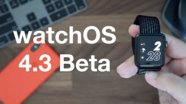 Watchos 4 3 Beta 1 Feature