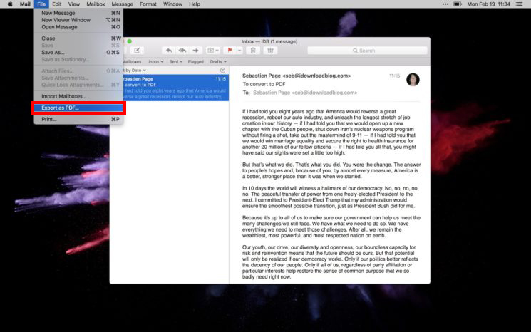 Export Email As Pdf On Mac 745x466