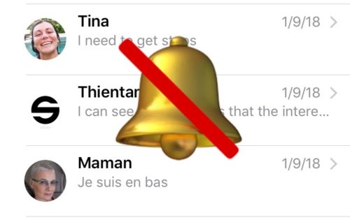 Hide Alerts For Messages