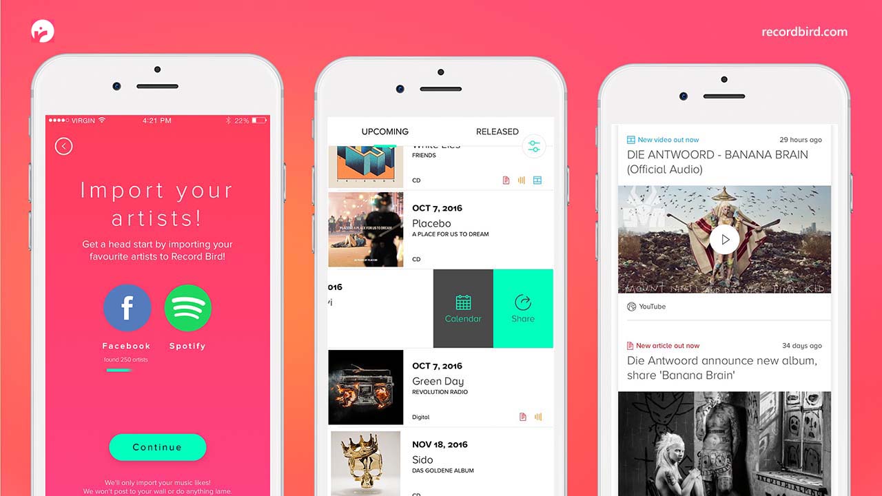 App Recordbird Cover