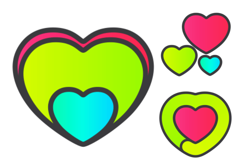 Apple Watch Heart Valentine Day Acheivement Sticker