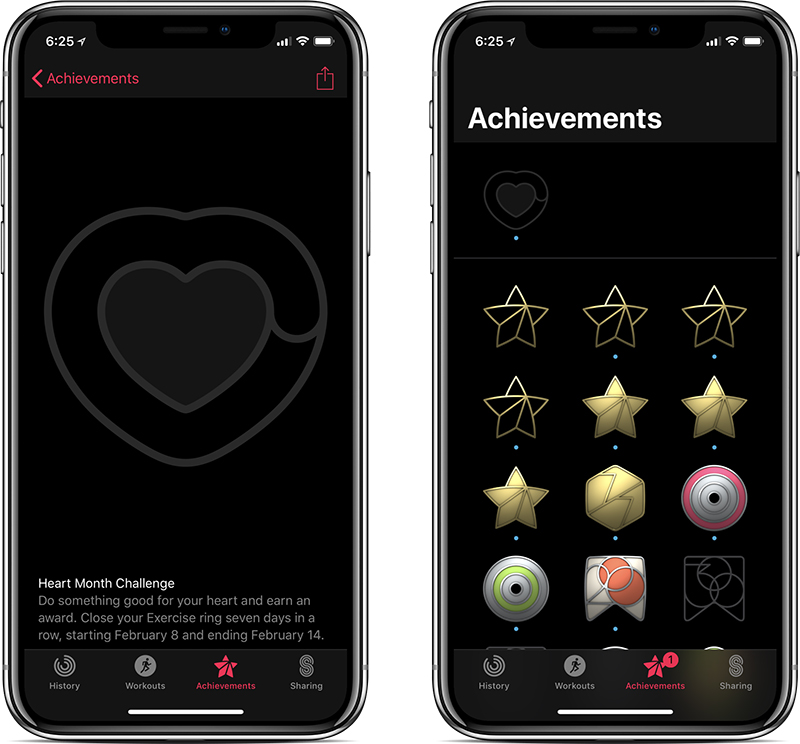 Apple Watch Heart Valentine Day Acheivement