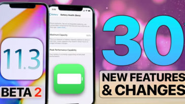 Ios 11 3 Beta 2 30 Chage List