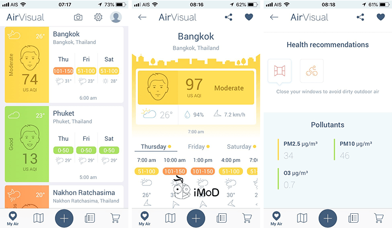 Airvisual Air Quality Forecast App Check Aqi 3