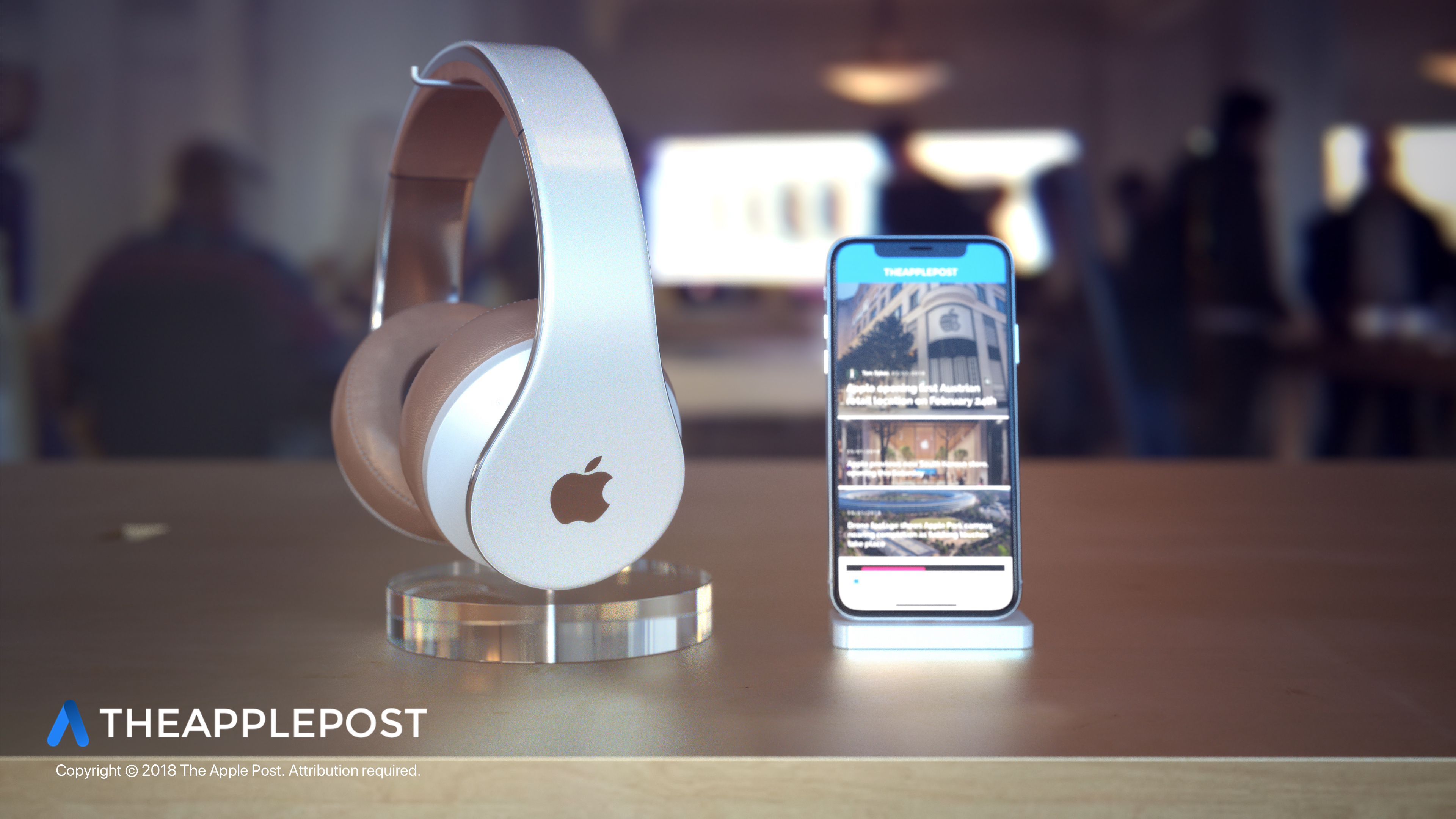 Apple Over Ear Headphone Concept Image 1