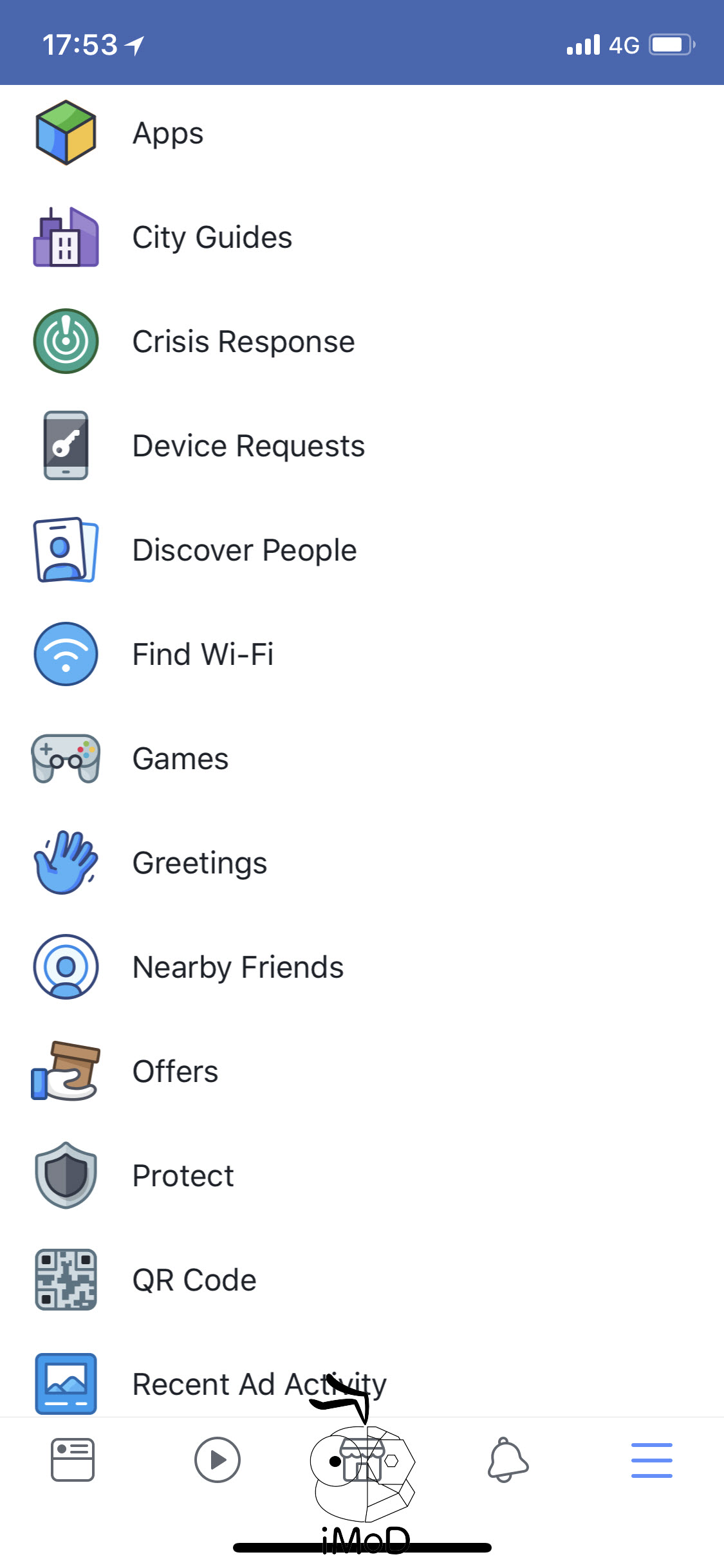 Facebook 163 New Icon More Tab 3