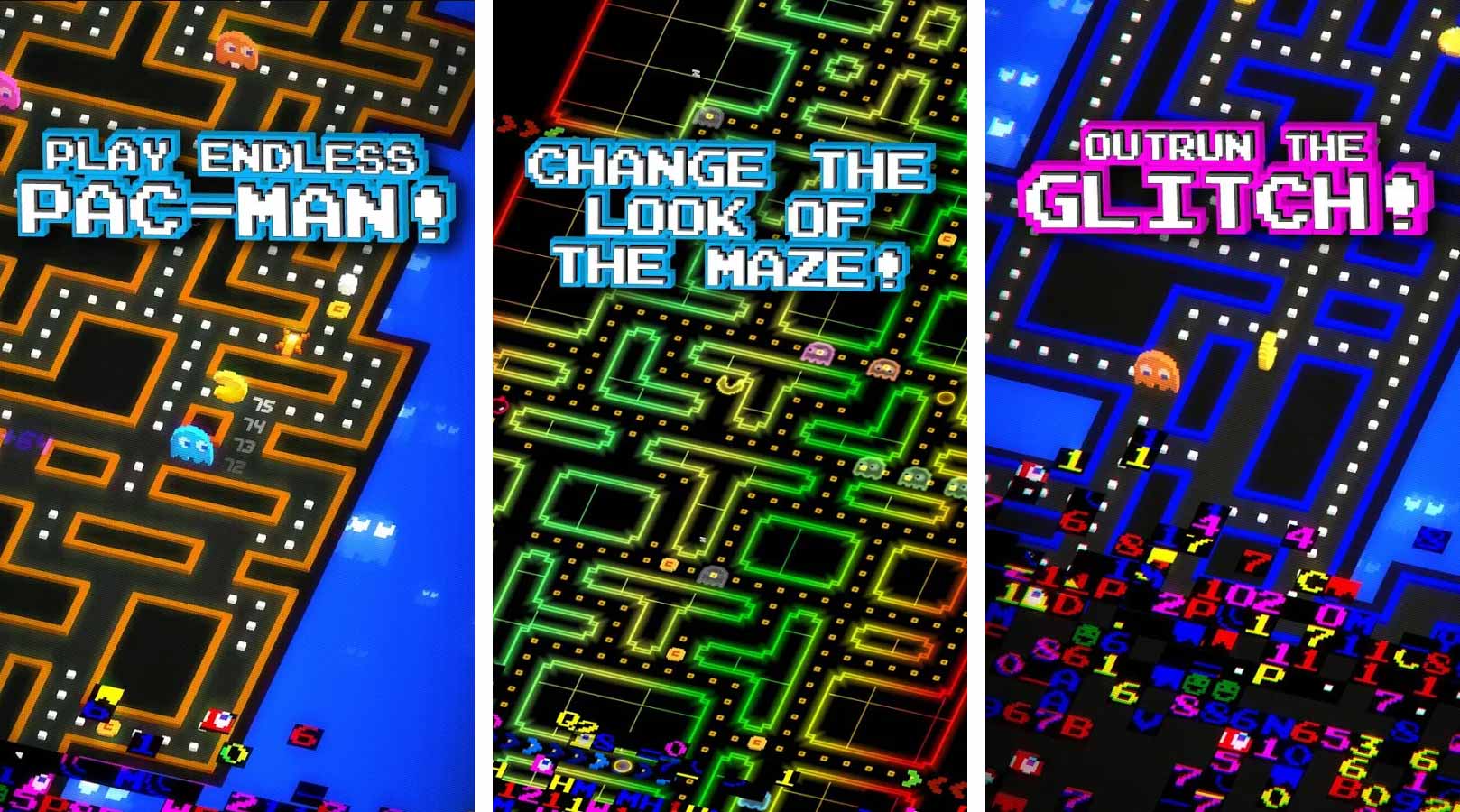โหลดฟรี PACMAN 256 เกมเขาวงกตที่ไม่เคยสิ้นสุด techfeedthai
