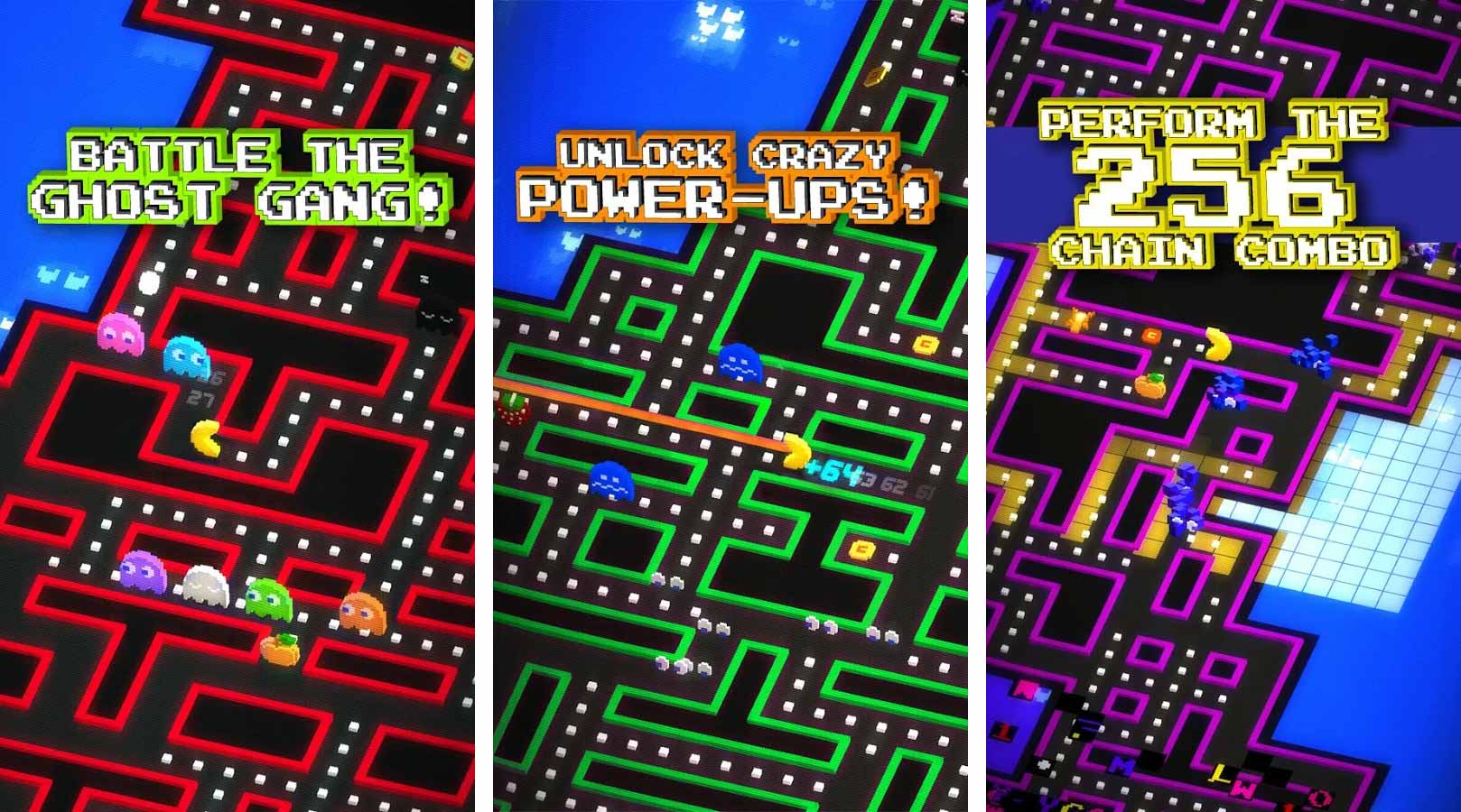 โหลดฟรี PACMAN 256 เกมเขาวงกตที่ไม่เคยสิ้นสุด techfeedthai