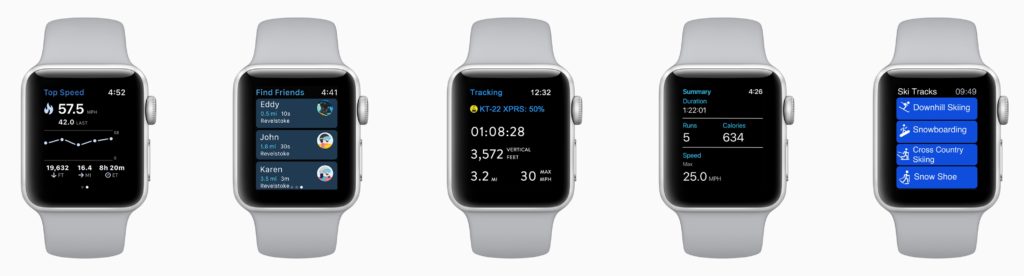 snowboard apple watch