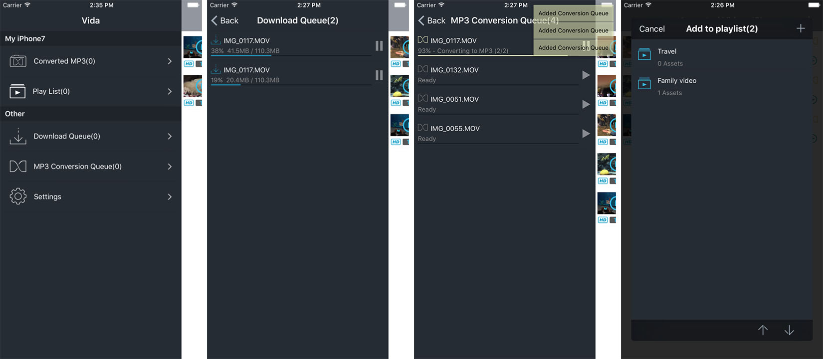 App Vida Video File Manager Content1
